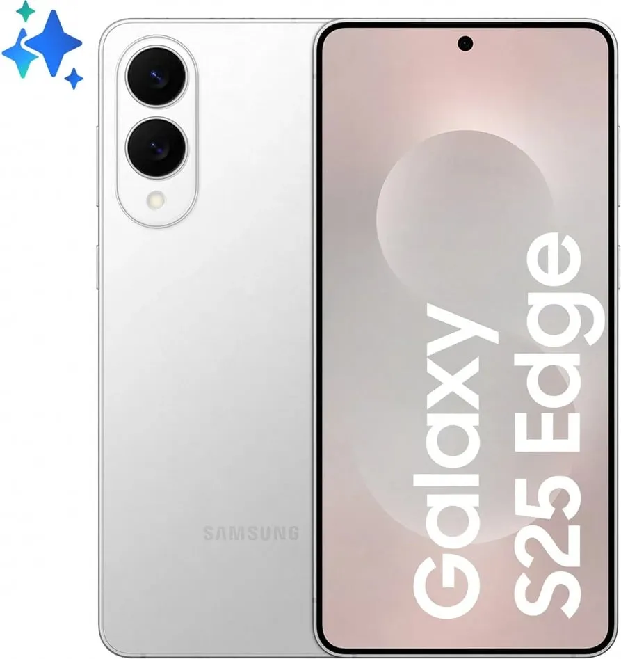 Celular Samsung Galaxy S25 Edge, 6.7", 12 GB RAM, 256 GB, Titanium Silver - 1