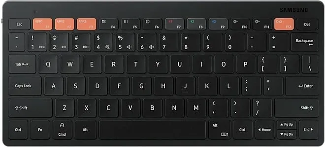 Tastierë Samsung EJ-B3400BBGGDE, QWERTZ, Gjermanisht, Wireless, Bluetooth, E zezë - 1