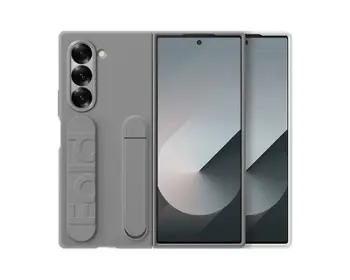 Mbështjellës për Samsung Galaxy Fold 6, silikon, i hirtë