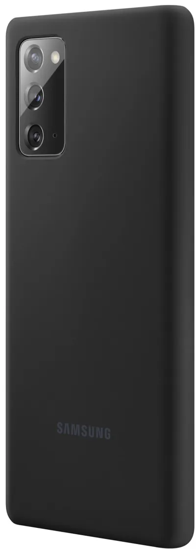 Mbështjellës për Samsung Galaxy Note20 / Note20 5G, Silicone Cover, e zezë - 1