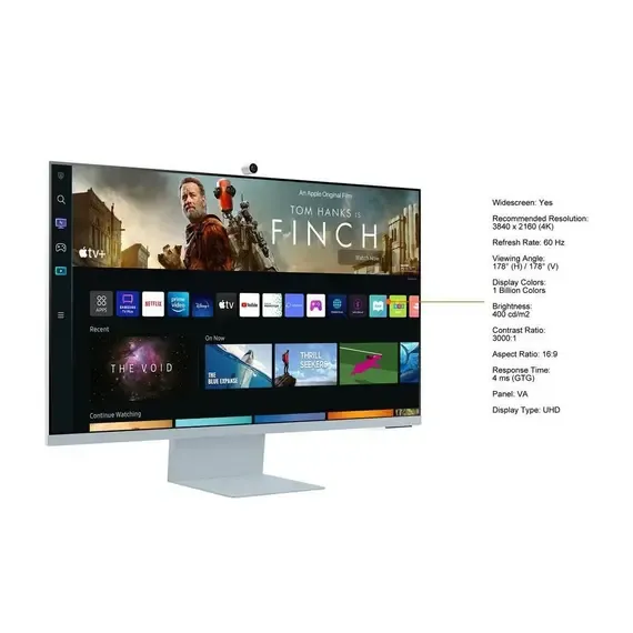 Monitor Samsung 32'' S32BM80BUU 60Hz, Kaltërt - 3