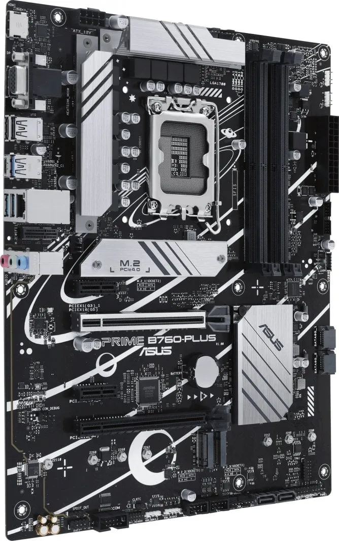 Pllakë amë Asus PRIME B760-Plus, Intel B760, Socket 1700, 4 slota, ATX - 3