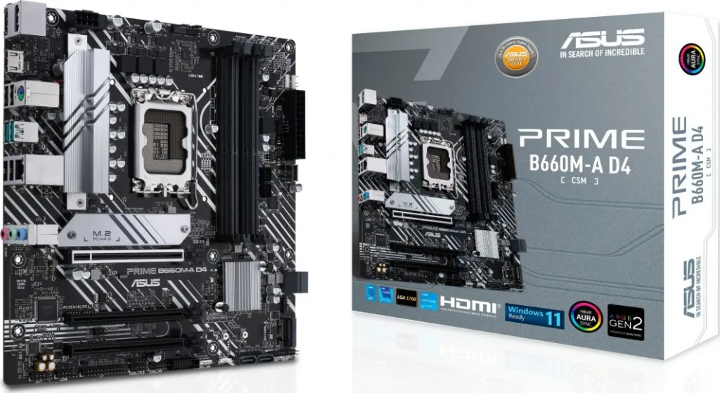 Pllakë amë Asus Prime B660M-A D4-CSM - 1