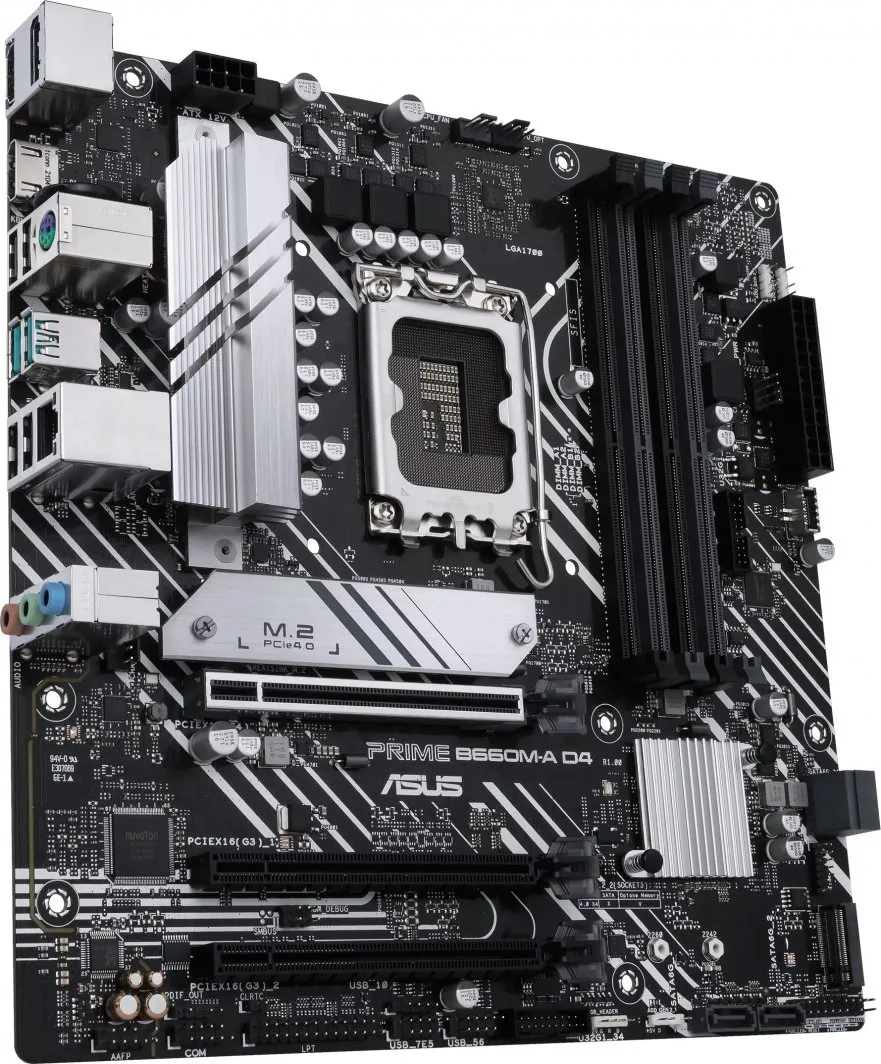 Pllakë amë Asus Prime B660M-A D4-CSM - 4