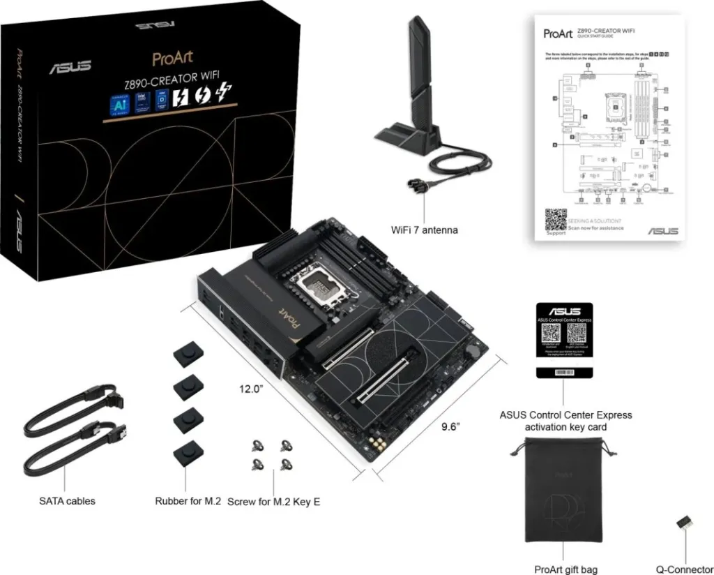 Pllakë amë Asus PROART Z890-CREATOR WIFI - 7