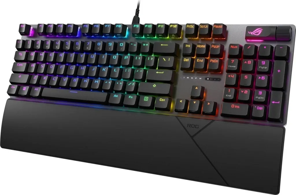 Tastiere ASUS ROG STRIX SCOPE II, ROG RX RED / PBT, US, e zezë - 2