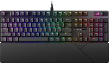 Tastiere ASUS ROG STRIX SCOPE II, ROG RX RED / PBT, US, e zezë