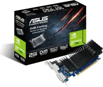Kartelë grafike ASUS NVIDIA GeForce GT 730 BRK, 2GB GDDR5, 1xHDMI, 1xVGA, 1xDVI