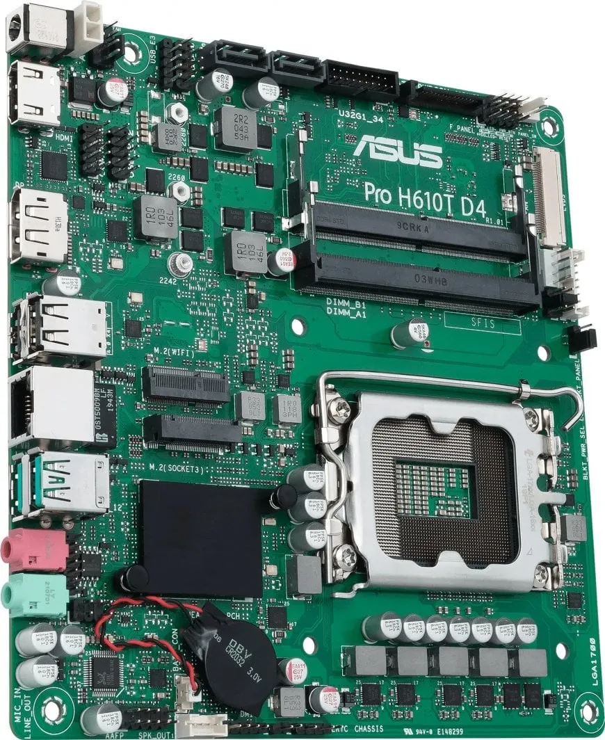 Pllakë amë Asus PRO, H610T, D4-CSM - 13