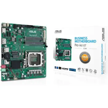 Pllakë Amë MB Intel 1700 ASUS PRO H610T-CSM mITX