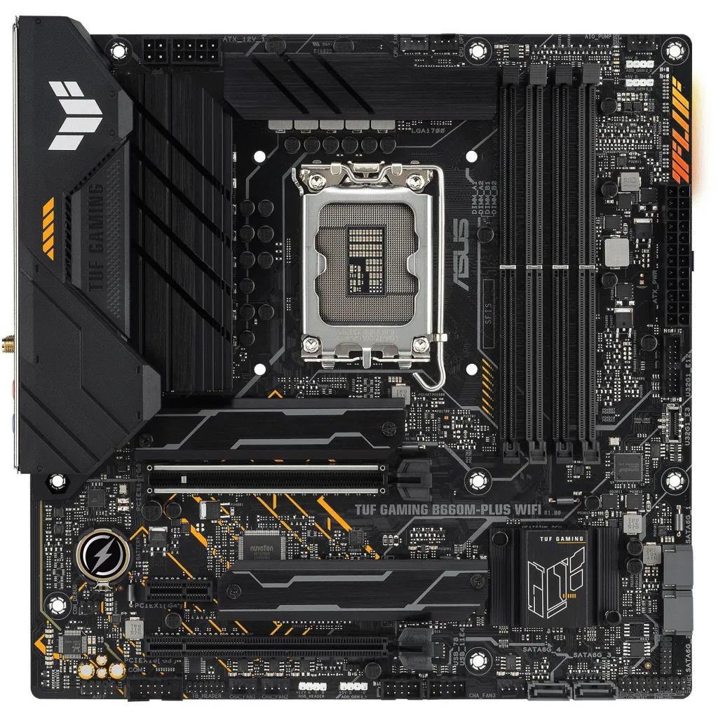 Pllakë amë ASUS TUF GAMING B660M-PLUS WIFI - Intel B660 - 1