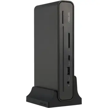 Docking station ASUS DC301, 3 ekrane, USB-C, e zezë