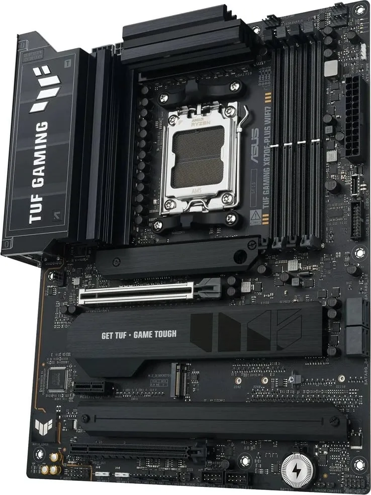 Pllakë amë ASUS TUF GAMING X870E-PLUS WIFI7, Socket AM5, ATX, Gri - 9