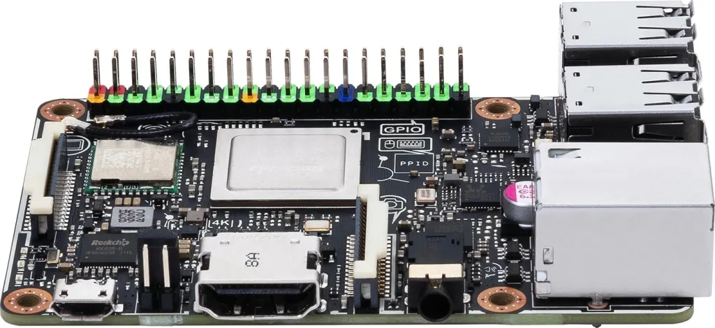Pllakë amë ASUS Tinker Board S R2.0, 2GB RAM, 16GB eMMC, Wi-Fi, Bluetooth, e zezë - 4