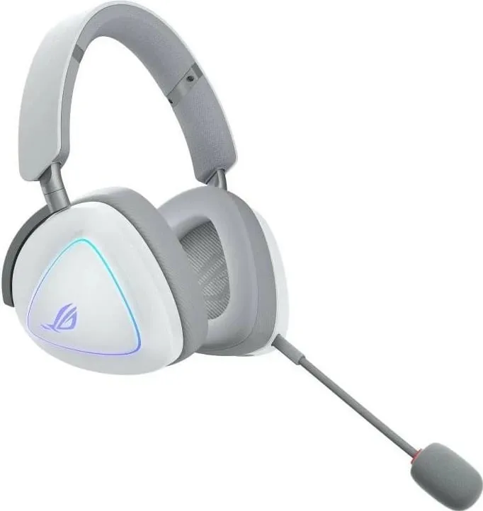 Kufje ASUS ROG Delta II, wireless, e bardhë - 1