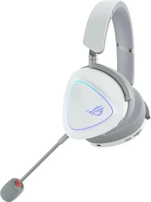 Kufje ASUS ROG Delta II, wireless, e bardhë - 3