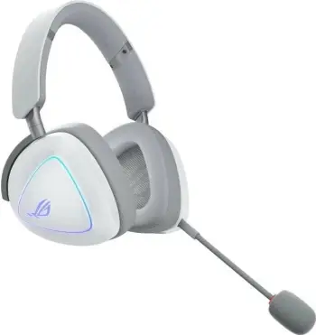 Kufje ASUS ROG Delta II, wireless, e bardhë
