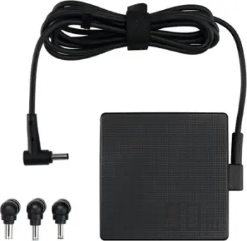 Adapter universal AC për laptop, 90W, i zi