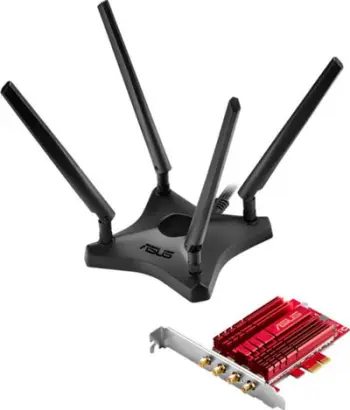 Përshtatës i brendshëm i rrjetit Asus PCE-PCE-AC88, 2100 Mbps, 64/128-bit WEP