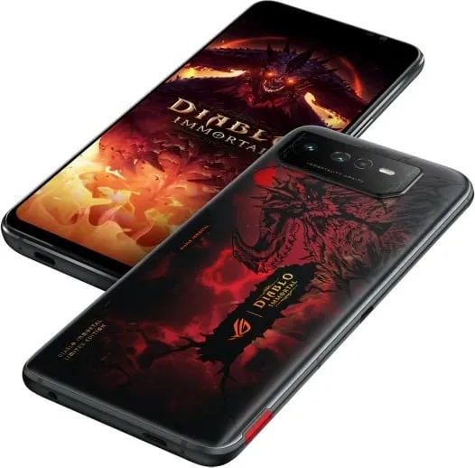 Celular ASUS ROG Phone 6 Diablo Immortal Edition, 16 GB, 512 GB, 50 MP, Android 12, Hellfire Red - 6