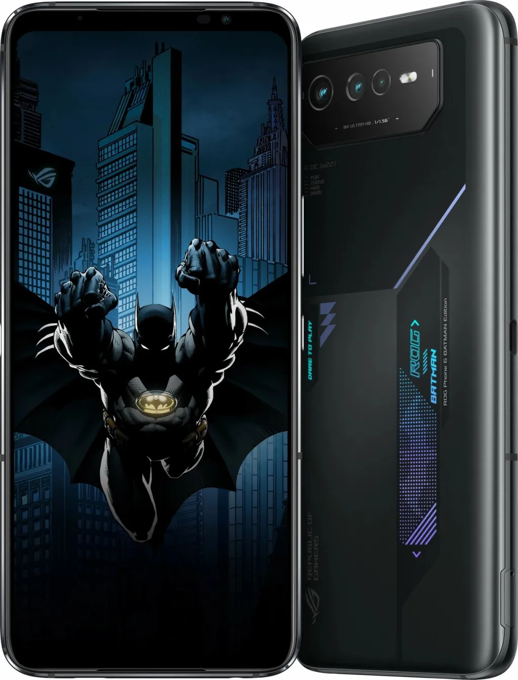 Celular ASUS ROG Phone 6 BATMAN Edition, 12 GB, 256 GB, 50 MP, Android 12, Black - 2