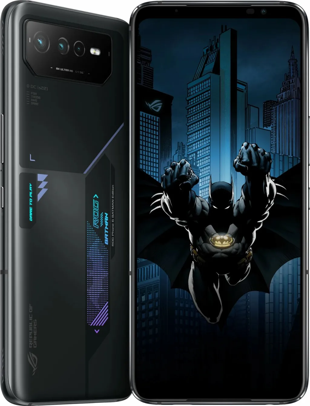 Celular ASUS ROG Phone 6 BATMAN Edition, 12 GB, 256 GB, 50 MP, Android 12, Black - 4