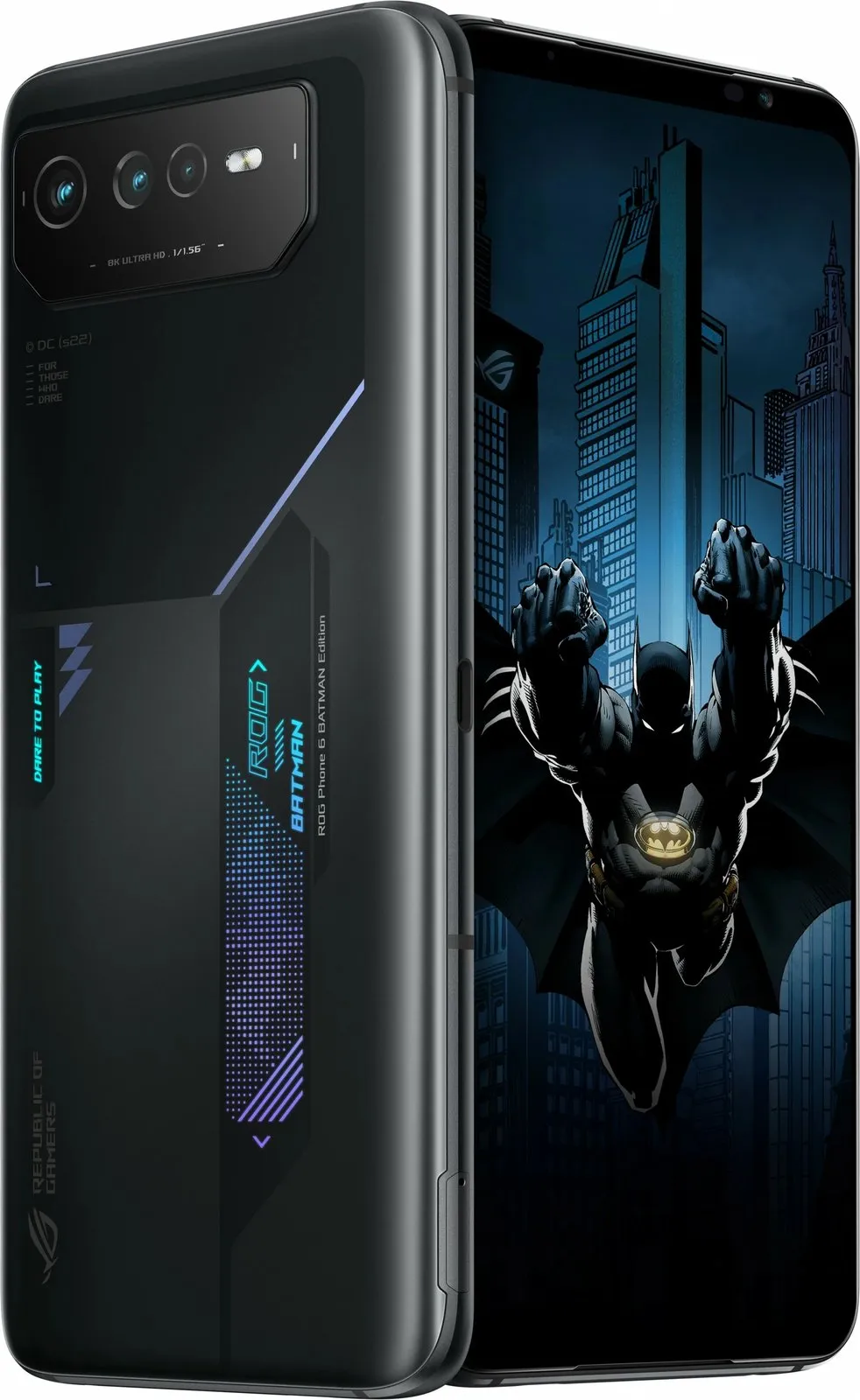 Celular ASUS ROG Phone 6 BATMAN Edition, 12 GB, 256 GB, 50 MP, Android 12, Black - 6