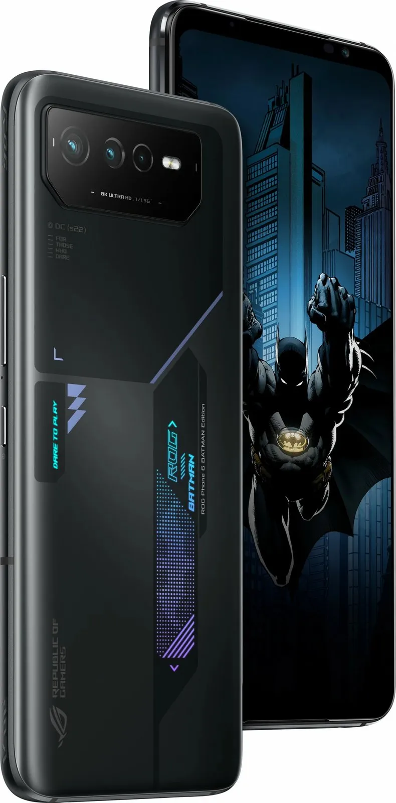 Celular ASUS ROG Phone 6 BATMAN Edition, 12 GB, 256 GB, 50 MP, Android 12, Black - 9