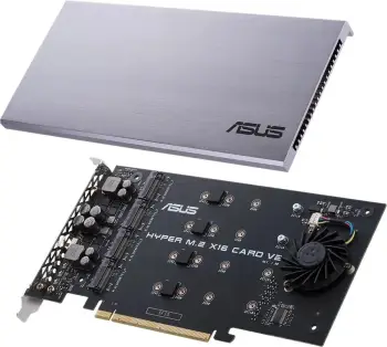 Kartë ndërfaqe ASUS HYPER M.2 X16 V2, brenda
