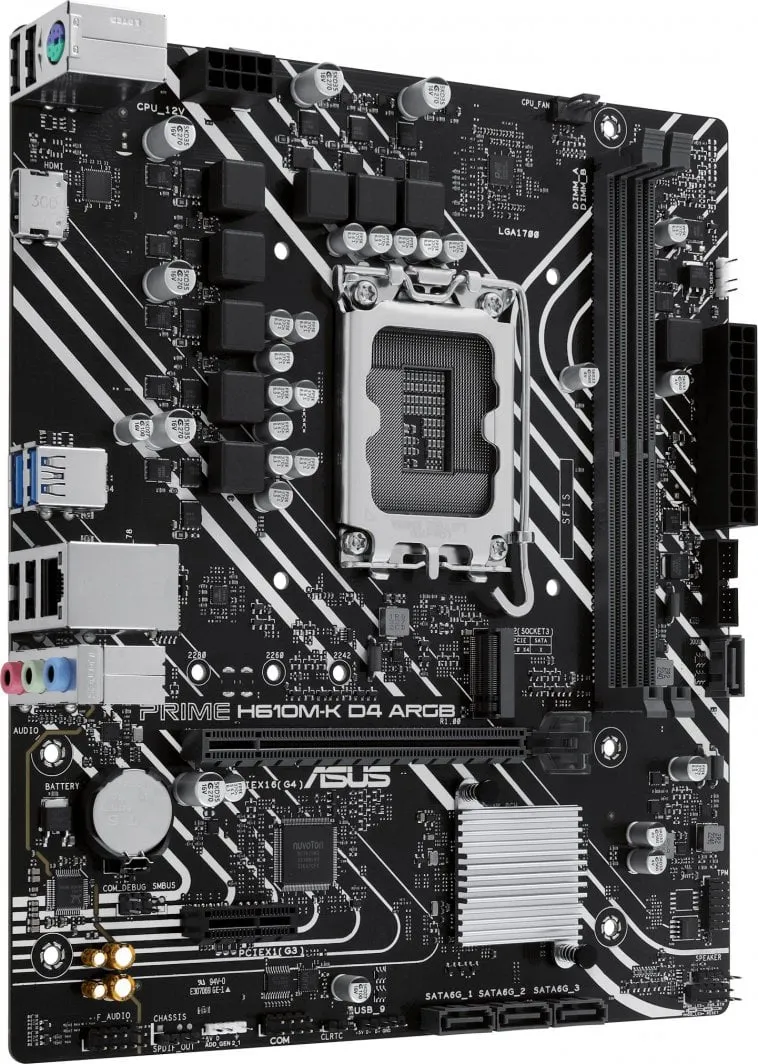 Pllakë amë Asus PRIME H610M-K D4 ARGB - 3
