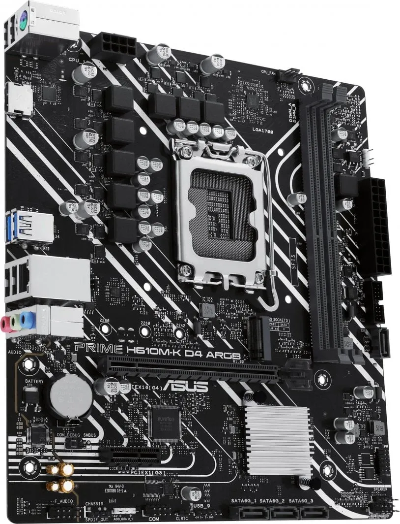 Pllakë amë Asus PRIME H610M-K D4 ARGB - 4