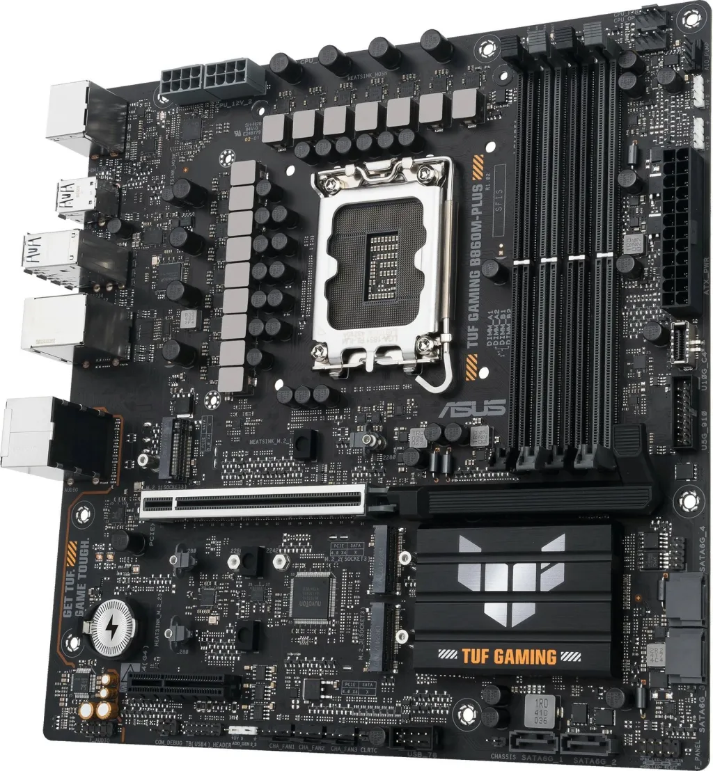 Pllakë amë ASUS TUF Gaming B860M Plus, Intel B860, DDR5, Micro ATX - 7