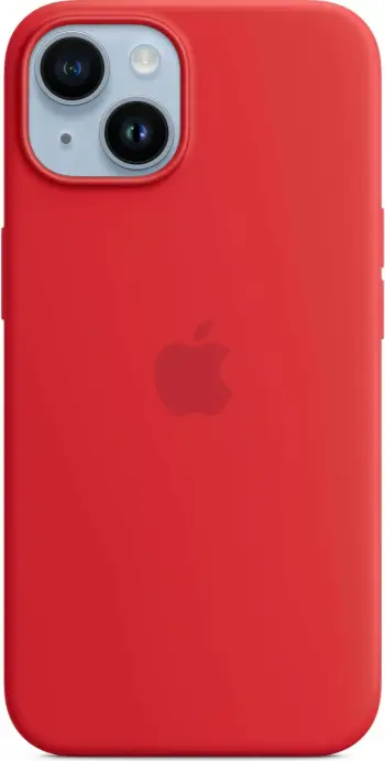 Apple iPhone 14 Silicone Case me MagSafe, (PRODUCT)RED