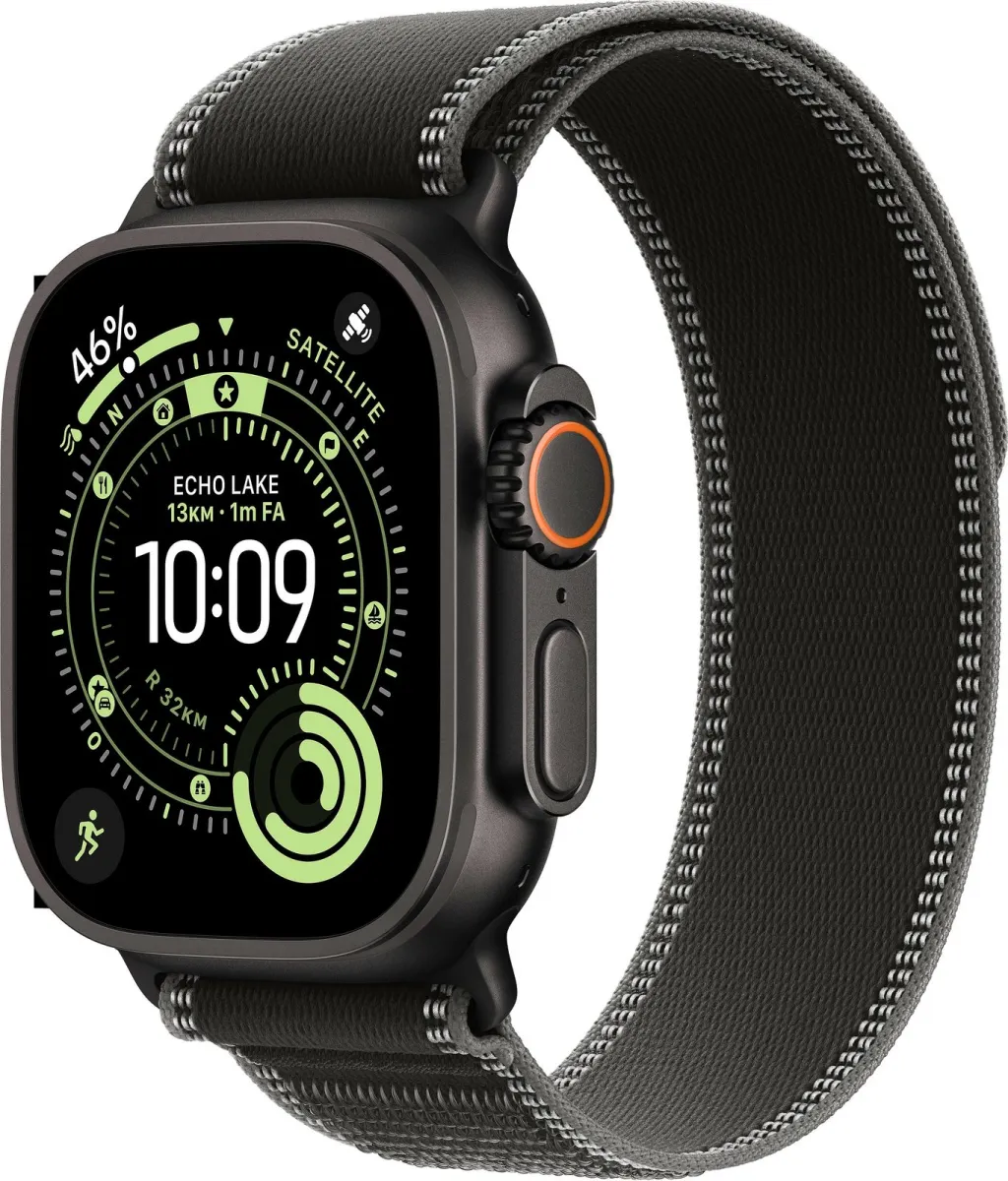 Smartwatch Apple Watch Ultra 3 Titanium Cellular 49mm, Trail Loop zi/kohlegri S/M - 1