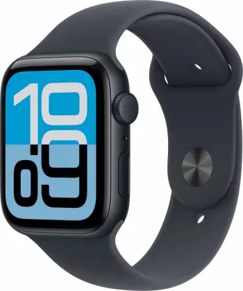Smartwatch Apple Watch SE 3, 44mm, alumini, rrip sportiv Mitternacht
