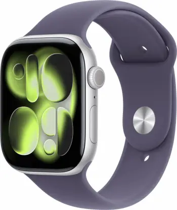 Smartwatch Apple Watch S11 46mm alumini, rrip sportiv vjollcë M/L