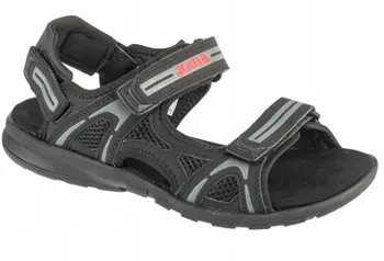 Sandale për meshkuj Joma S.Zeus 2501 M, me rripa Velcro, shollë gome, të zeza