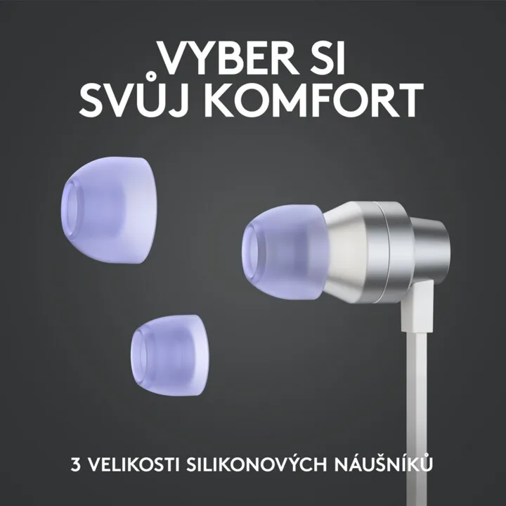 Dëgjuese Logitech G333, të bardha - 5