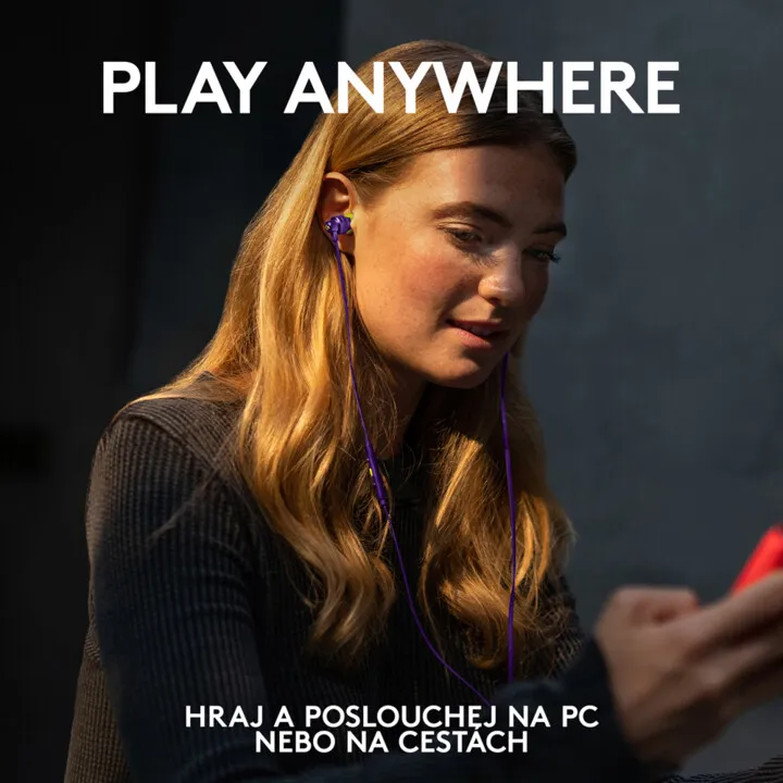 Dëgjuese Logitech G333, vjollcë - 2