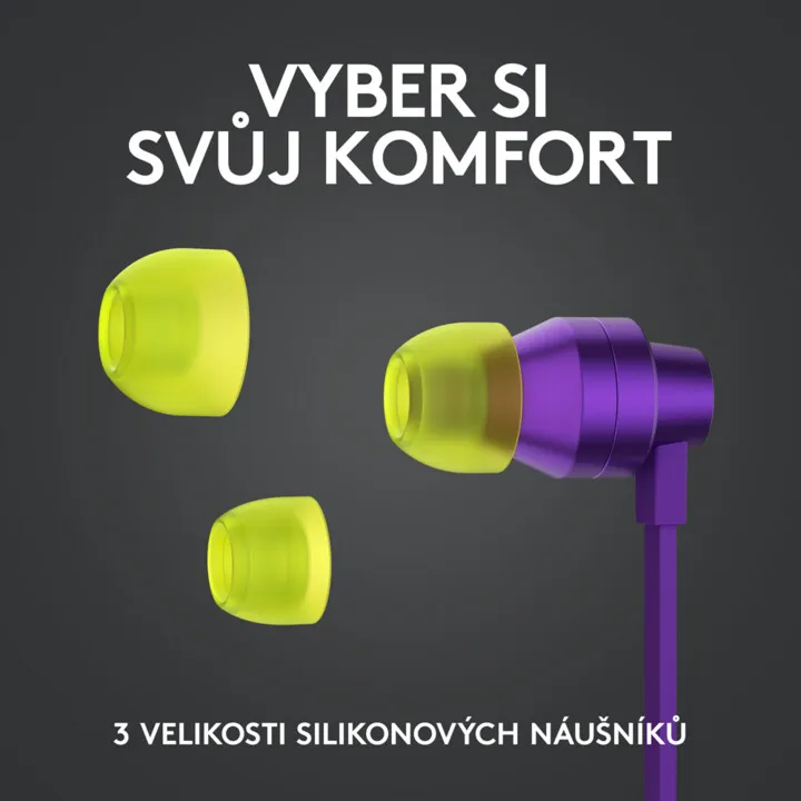 Dëgjuese Logitech G333, vjollcë - 5