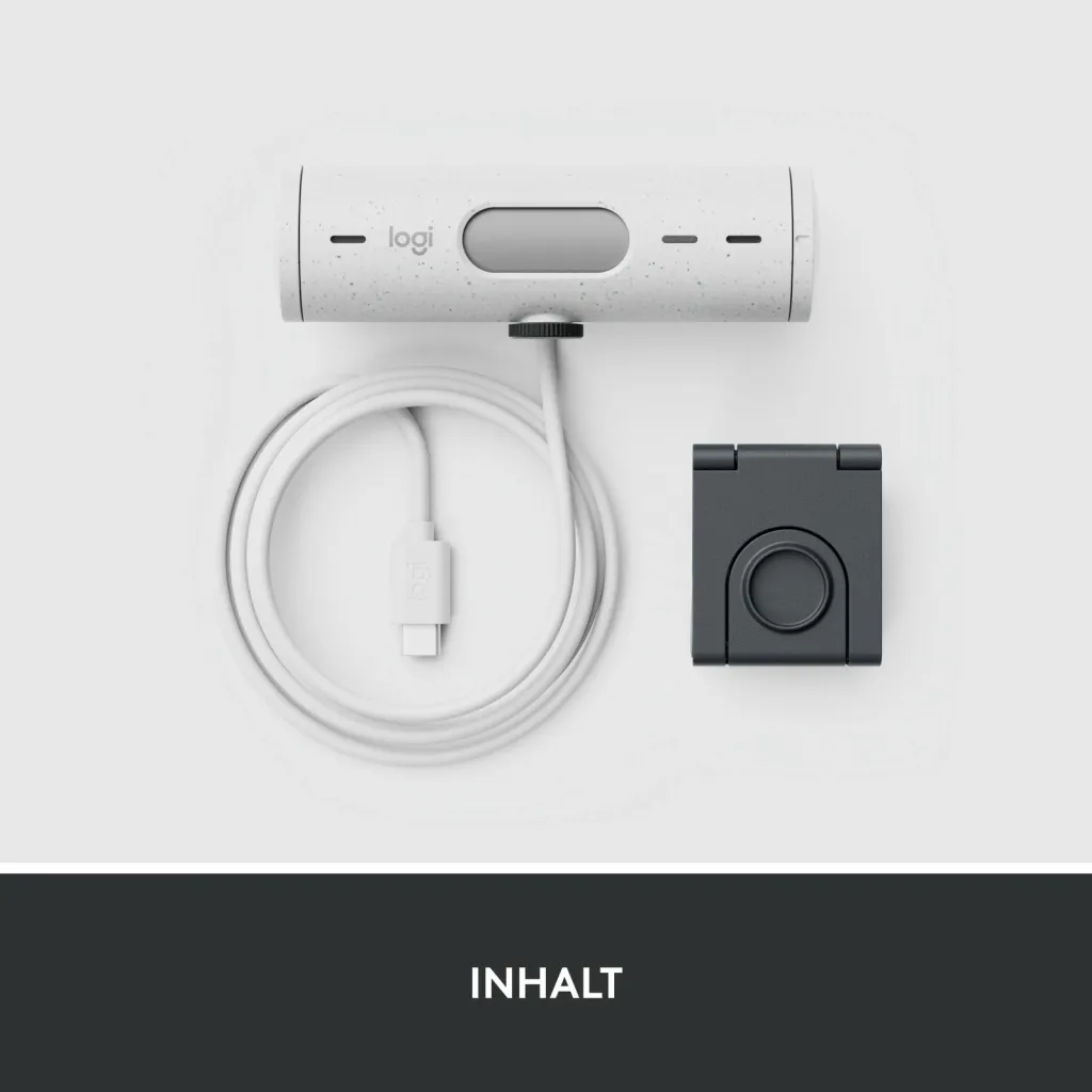 Ueb kamerë Logitech Brio 500, e bardhë - 8