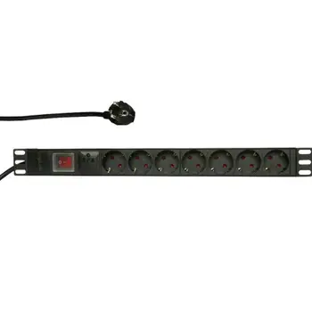 Kabllo vazhduese Logilink 19" PDU, 7 priza