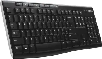 Tastierë pa tela Logitech K270, AZERTY, e zezë