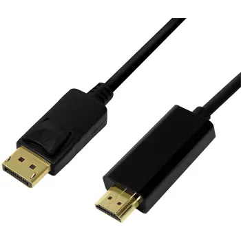 Kabllo LogiLink / DisplayPort 1.2 Plug → HDMI 1.4 Plug / 3.0m – Zezë