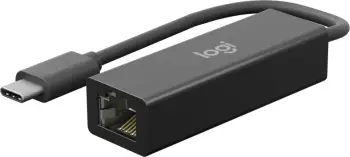 Adapter USB-C në Ethernet Logitech Logi, 1000 Mbit/s, Grafit