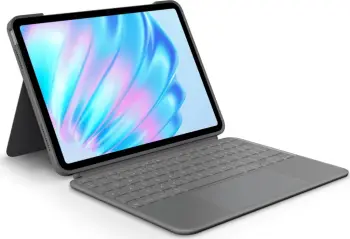 Mbështjellës tastierë Logitech Combo Touch, QWERTY, UK English, Trackpad, iPad Air 11-inch, Gri