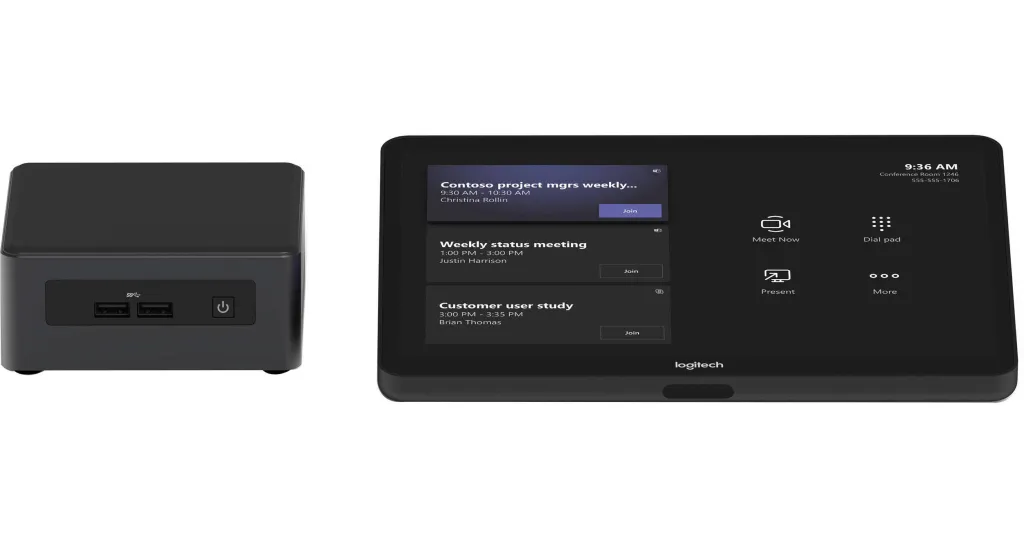 Sistem për Konferencë LOGI BASE për Microsoft Teams Rooms / Me Logitech Tap & PC të certifikuar - 1