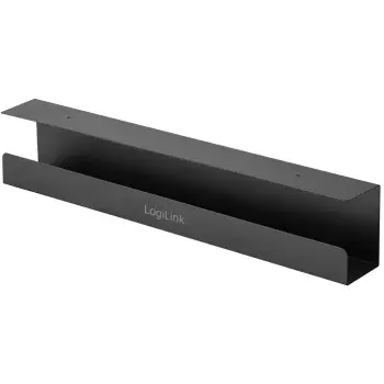 Mbajtëse për Monitor LogiLink Cable Management Tray for Under-Desk Mounting 600 × 76 × 114mm – Zezë