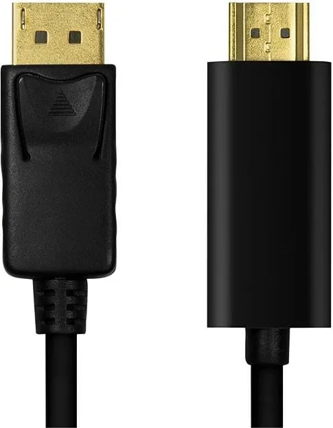Kabllo LogiLink / DisplayPort 1.2 Plug → HDMI 1.4 Plug / 1.0m – Zezë - 2