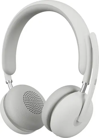 Kufje Logitech Zone Wireless 2 UC, Teams, pa tela, off-white